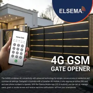 4G GSM Gate Opener