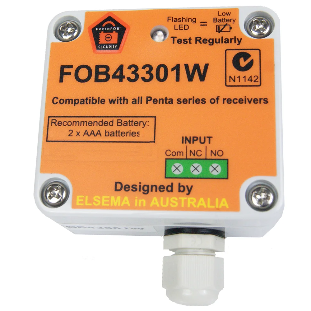 FOB43301W - PentaFOB® transmitter with external inputs