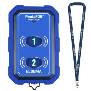 PentaFOB® Handheld Series remote control with 2 large buttons
