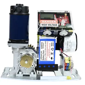 Lithium battery backup for sliding gate