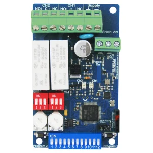 PCR43302R - 2 Channel Penta receiver with relay outputs.